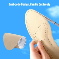Semelles intérieures en cuir auto-adhésives pour chaussures Femmes Talons hauts Sandales Respirantes et absorbant la transpiration Insert Adhésif Anti Slip Autocollants 5