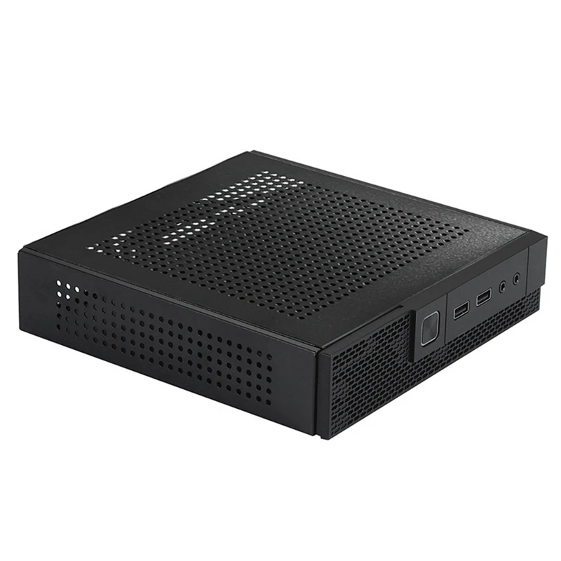 Mini-Itx Htpc Voor Case Box Chassis Monitoring Server Chassis Industriële Besturing Computer Usb Audio Poorten Behuizing