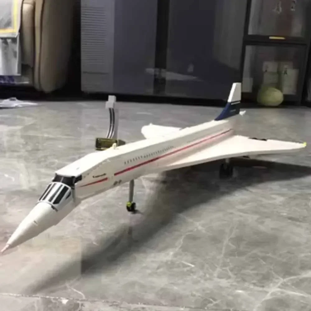

10318 Concorde Airbus строительные блоки технические 105 см модель самолета кирпич развивающие игрушки для детей рождественские подарки