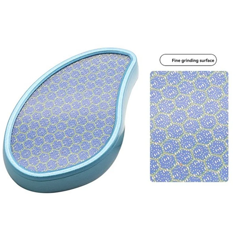 A84G-Pilnik do stóp na odciski, skrobak do skóry, naprawa pięt, szlifierka do stóp z nano szkła, szczotka do stóp do usuwania szorstkiej skóry A