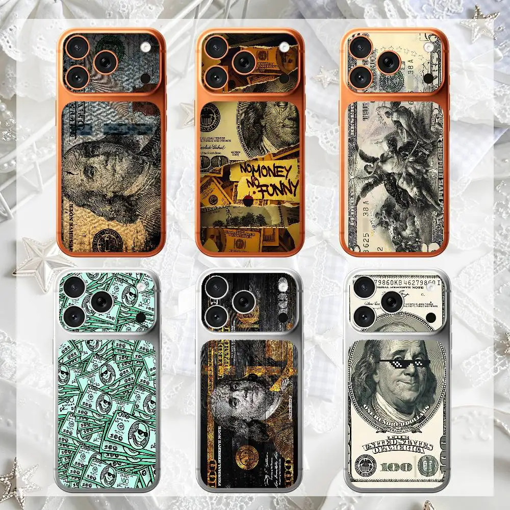 D-Dollar-Aufkleber für iPhone 17 Pro Pro Max Handy-Rückseite HD Mode-Film-Aufkleber Cool Modern