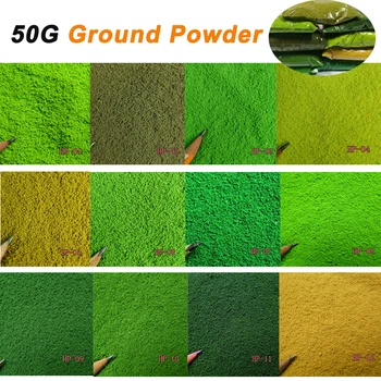 Folhagem de árvore em pó para terreno em miniatura, kits de trem ferroviário ho, layout de construção de arquitetura para diorama