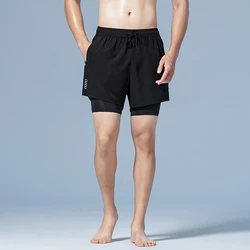 Short de plage noir à séchage rapide pour homme, pantalon surdimensionné, surdimensionné, décontracté, classique, 5XL, 6XL, nouveau, été, 2024