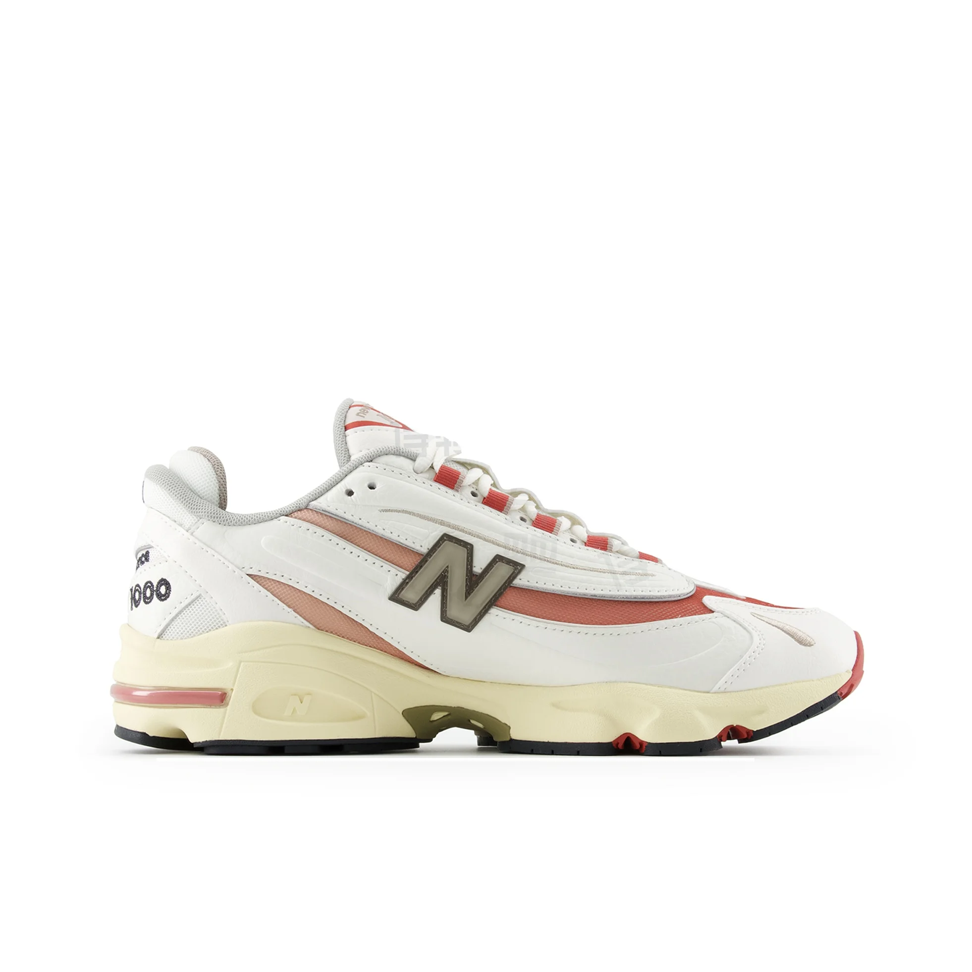 نيو بالانس NB 1000 - حذاء كاجوال منخفض القطع للرجال والنساء، لون أبيض #3