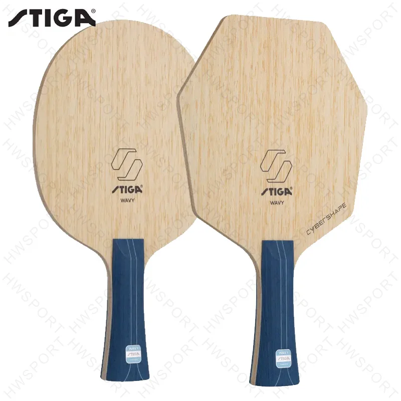 STIGA Wavy Ultra Fibre Table Tennis Blade Professional Carbon Fiber Ping Pong Racket Base Plate for Advanced Players