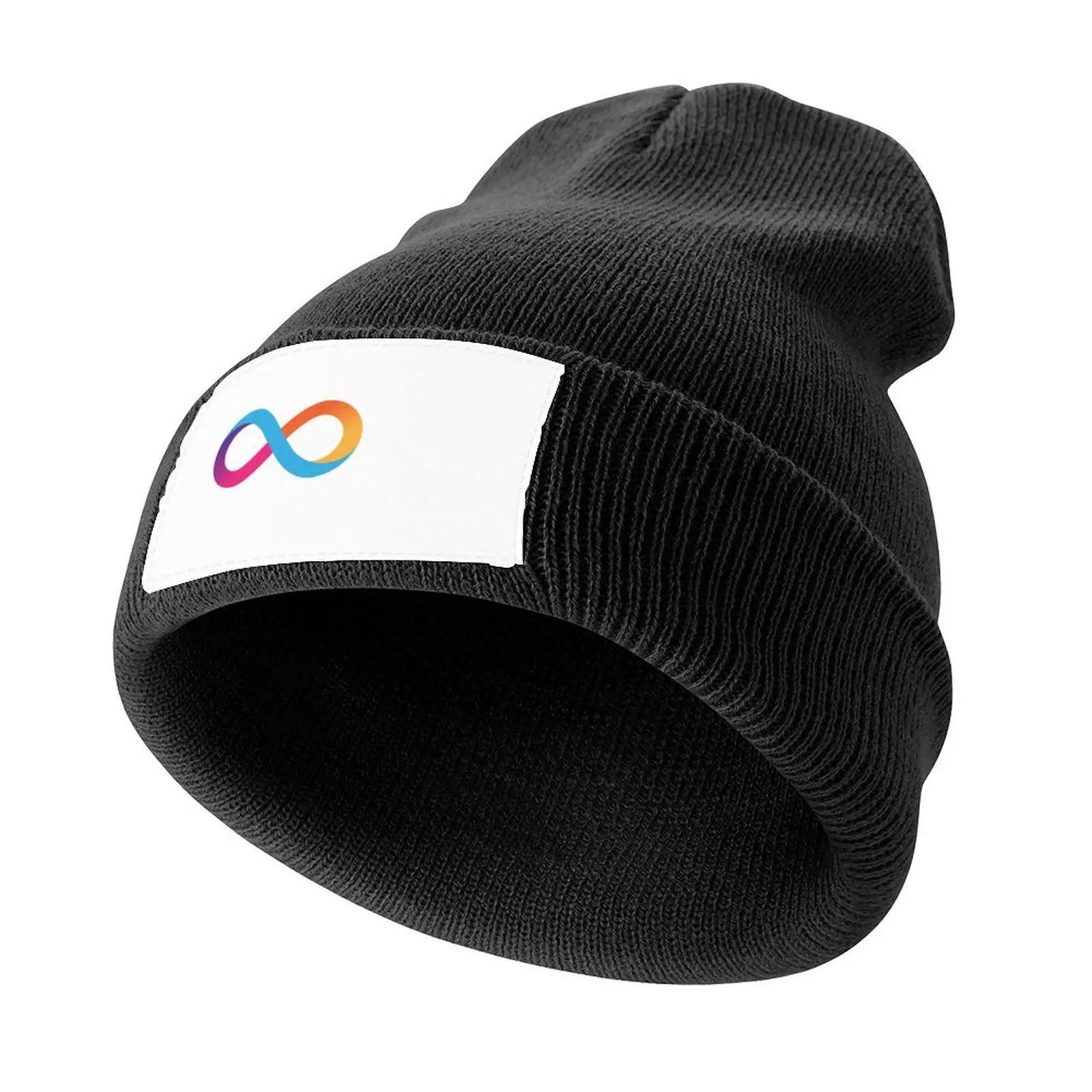 Mobius Rainbow ICP (Internet Computer Protocol) Cryptocurrency Knitted Cap funny hat Sunhat Hood Boy Women's