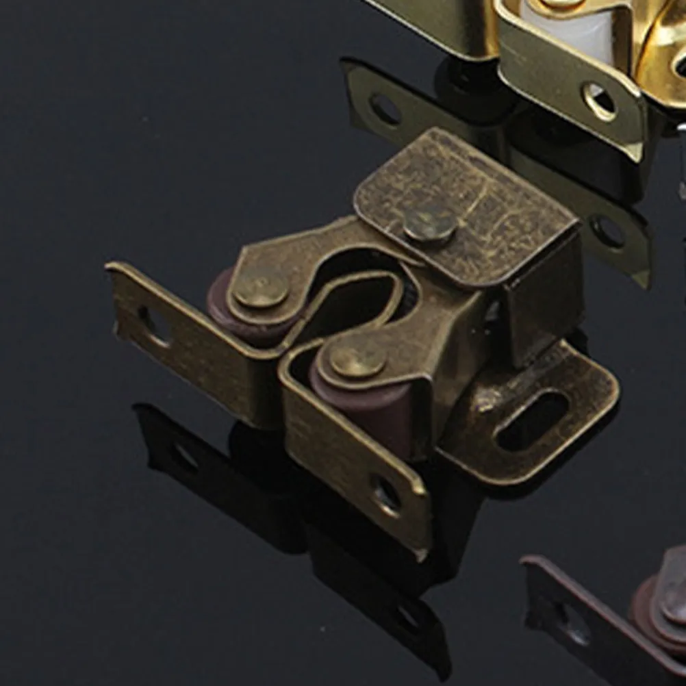 6Pcs Cabinet Ball Catch Door Latches Metal Roller Catchers Heavy Duty Cupboard Closet Furniture Door Holders Reliable