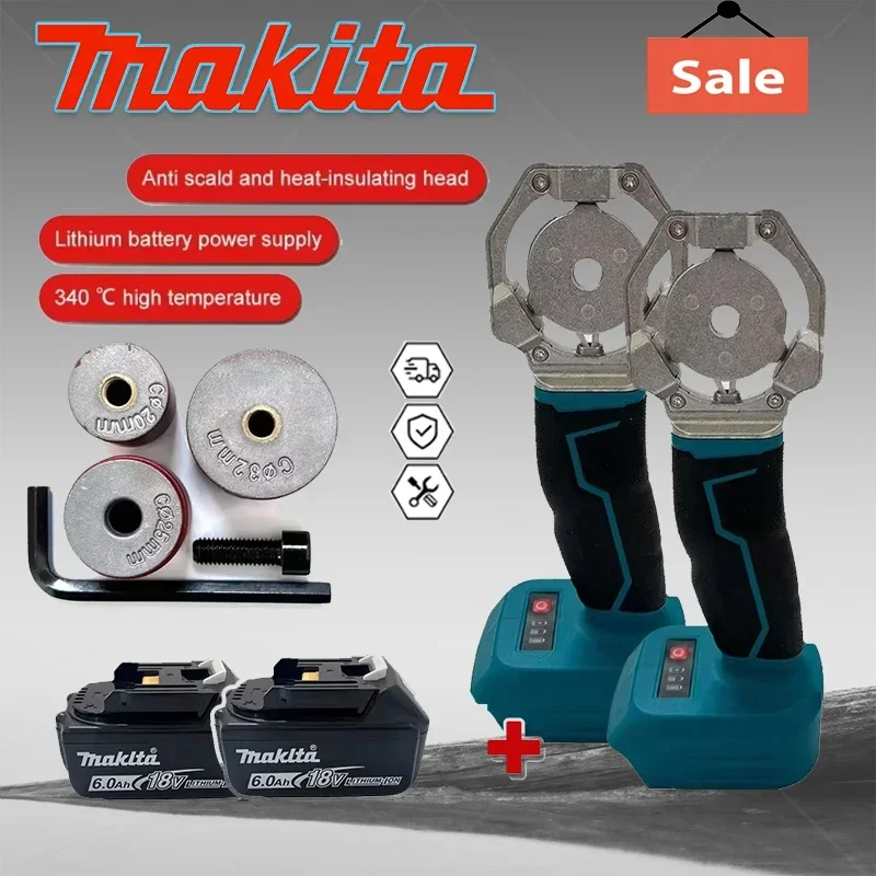 

Makita Electric Pipe Welding Machine PP Heating Hot Melt Cordless Fuser PPR PE Soldering Iron Plastic Tube For 18V Battery