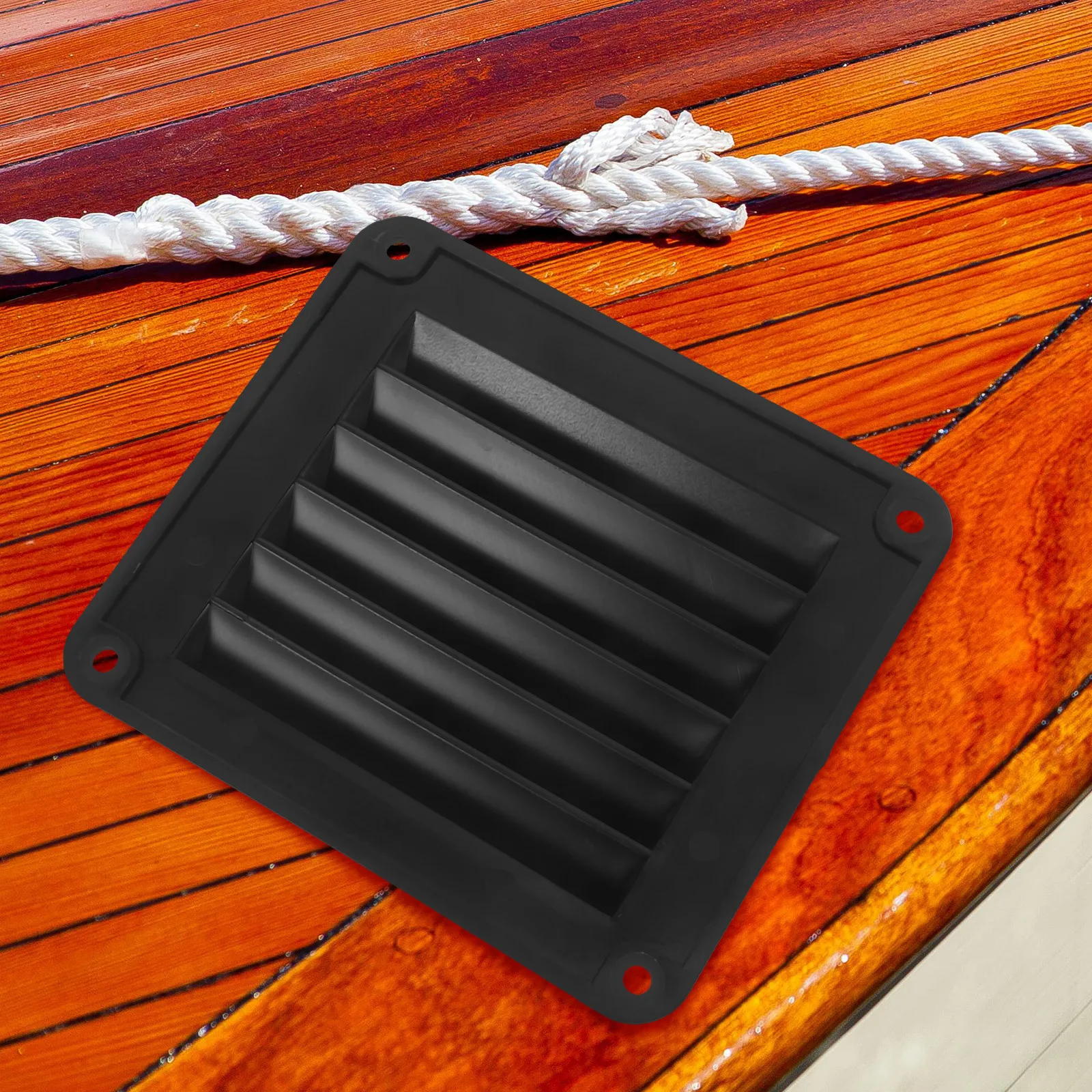 

2pcs Marine Square Air Vent Grille Nylon Louvered Ventilation Replacement For Boat Rv Yacht Camper Trailer Sailboat Bathroom