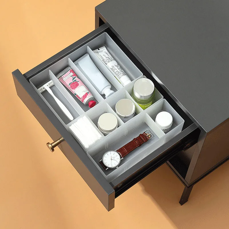 Adjustable Desktop Drawer Storage Box Removable Cosmetic Container Divider Case Makeup Clothes Tableware Holder Organizer