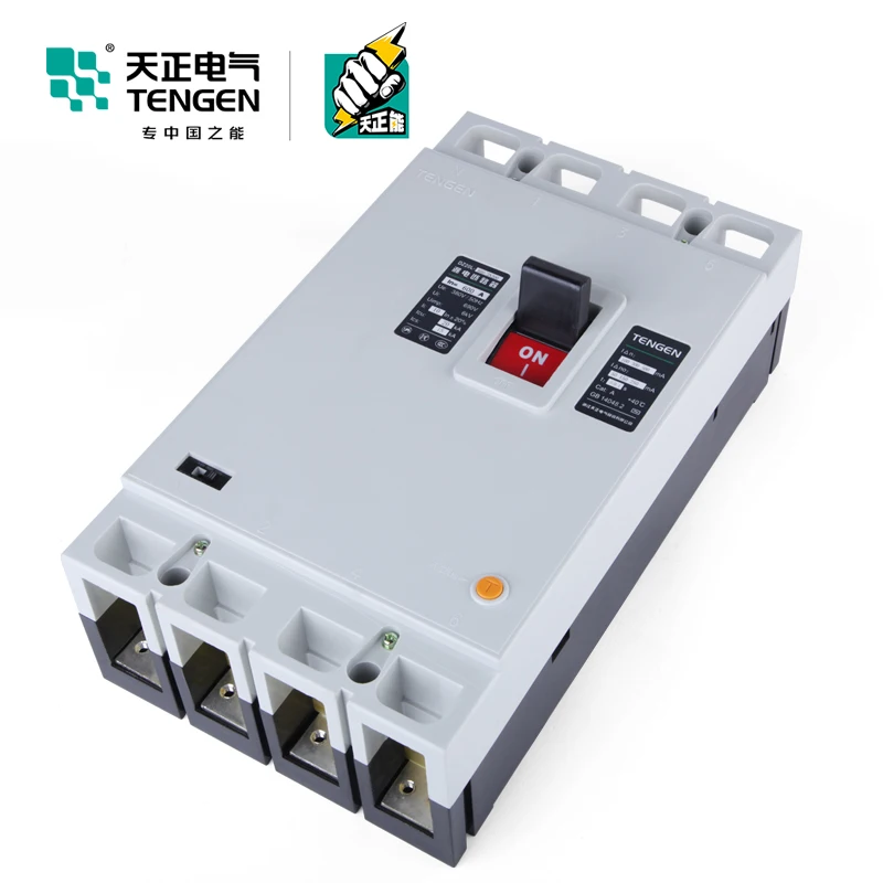 TENGEN Tianzheng DZ20L-600/3N300 600A Plastic Shell Leakage Switch Circuit Breaker Three-phase Four Wire 380V