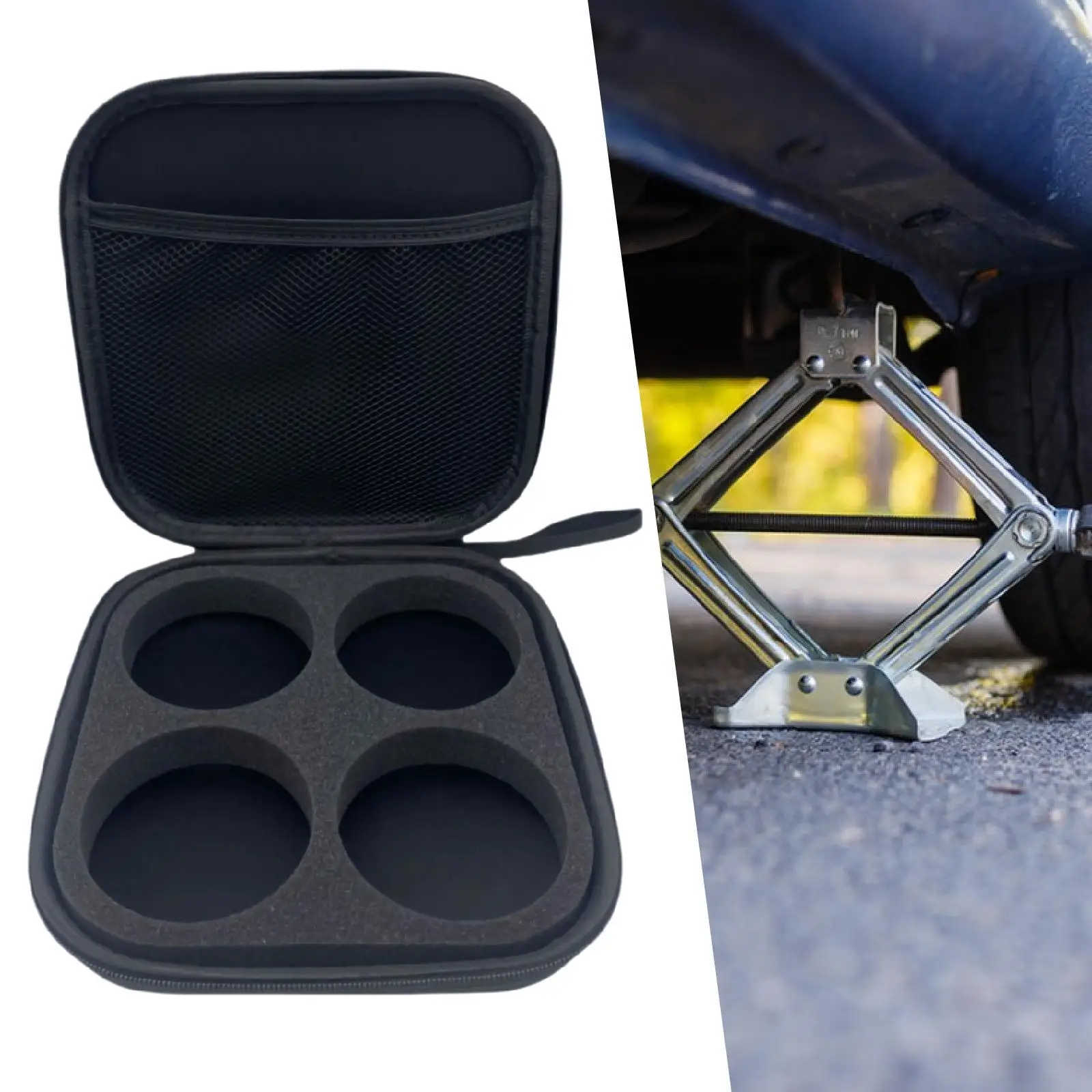 

Lifting Jack Pad Storage Case Protective Carry Case Practical Scratchproof Convenient Vehicle Accessories for Tesla