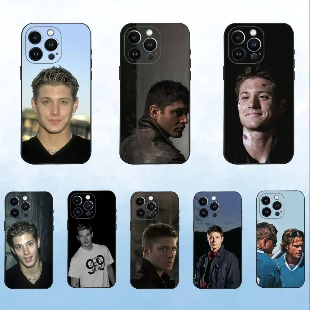 

Celebrity D-Dean Winchester Phone Case For iPhone 16,15,14,13,12,11 Plus,Pro Max,XS,X,XR,SE,Mini,8,7,Soft Silicone Black Cover