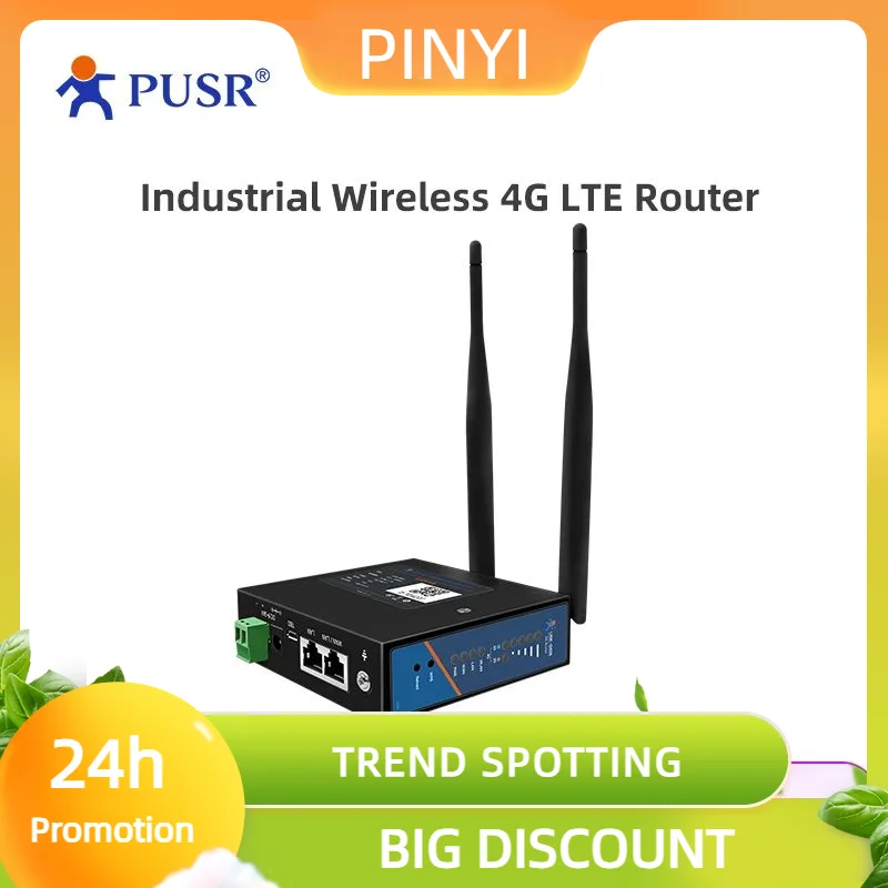 تعزيز Pusr Emea & Apac الصناعية 4g Lte 2g 3g واي فاي مع فتحة للبطاقات Sim دعم Openvpn 4g موزع إنترنت واي فاي في الهواء الطلق Usr-g806-e #3