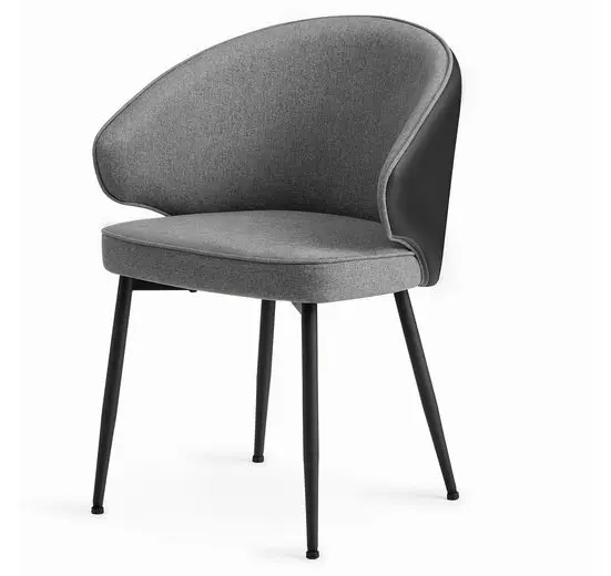 VASAGLE Dining Chair (1 st), Upholstered Chair, Metal legs, 49.8x55x81 cm (D X W X H)