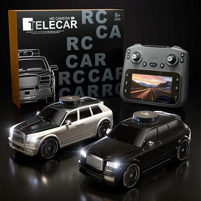 Telecar Rc Car Remote Control Car With Hd Camera 4.5 Inch Large Screen Real Time Video Drifting Racing For Adult Hobbyists