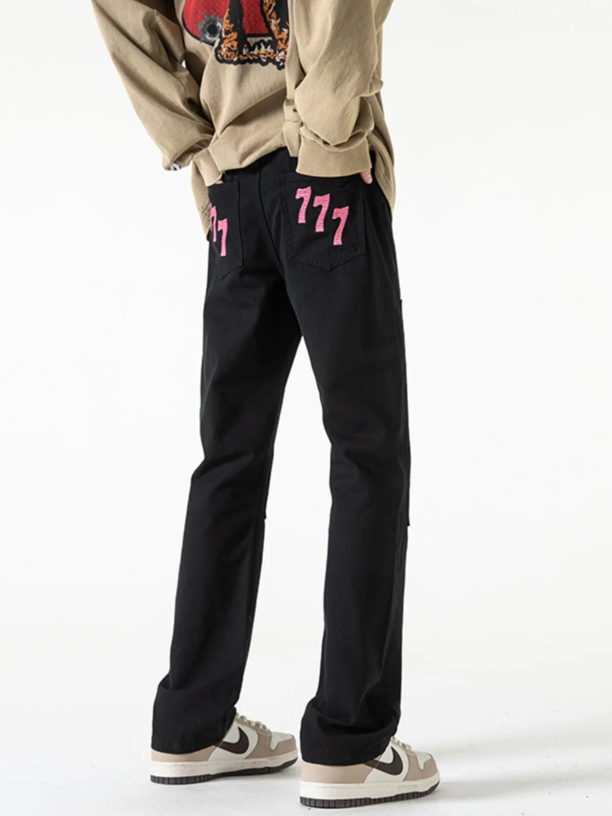 

Bla Straight Leg Men's Jeans Slim Fit American Sle Retro Vibe Casual Pants Spring Autumn New Arrival Cool Feeling Spor