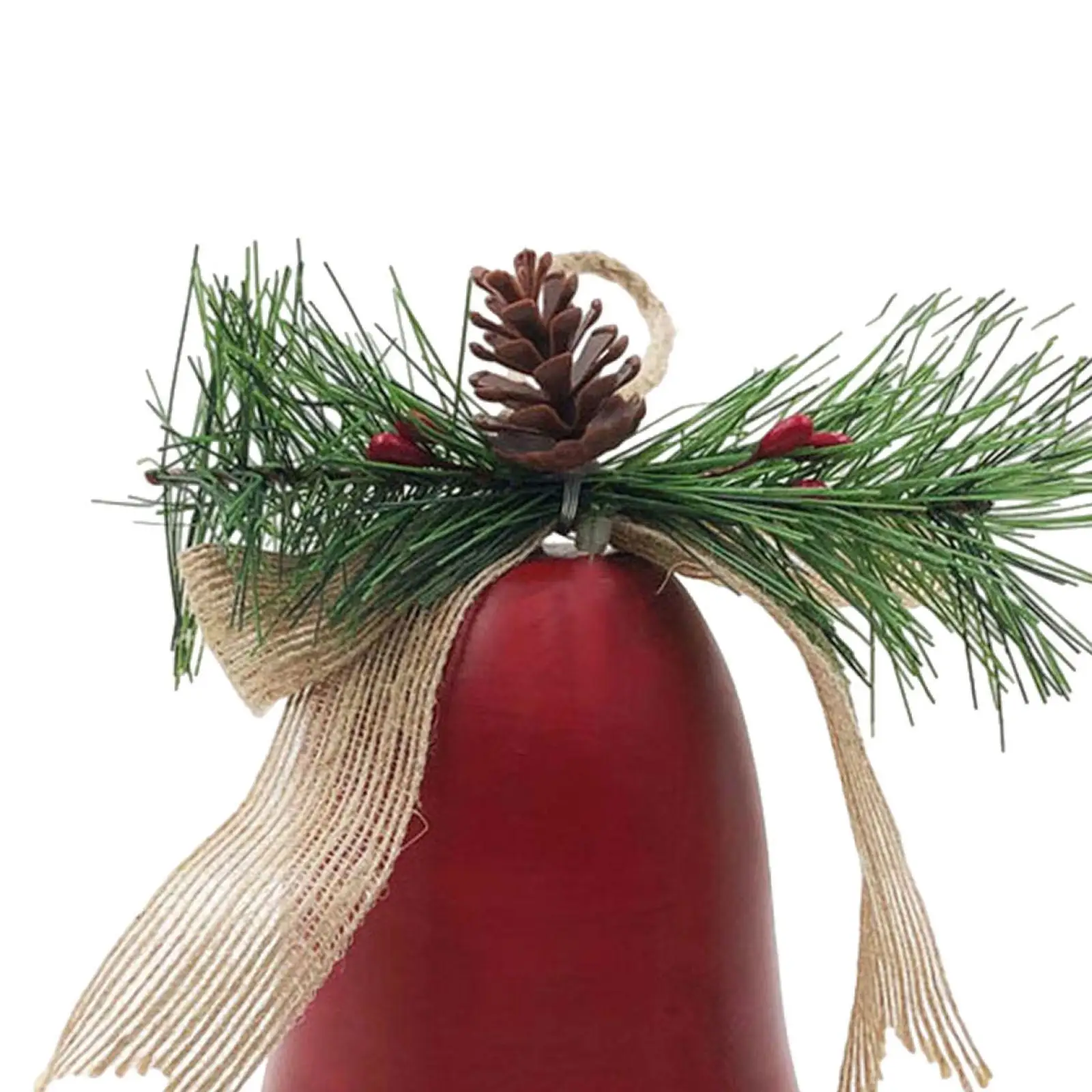 Campana di Natale Ornamento da appendere Decorazioni da appendere per albero di Natale Arte del ferro Palline da appendere creative per ufficio con ghirlande per feste