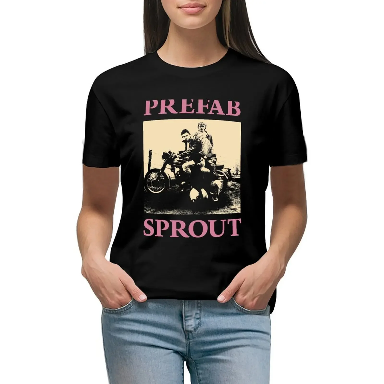 Prefab Sprout T-Shirt Aesthetic clothing sublime Female clothing kawaii clothes black t shirts for Women