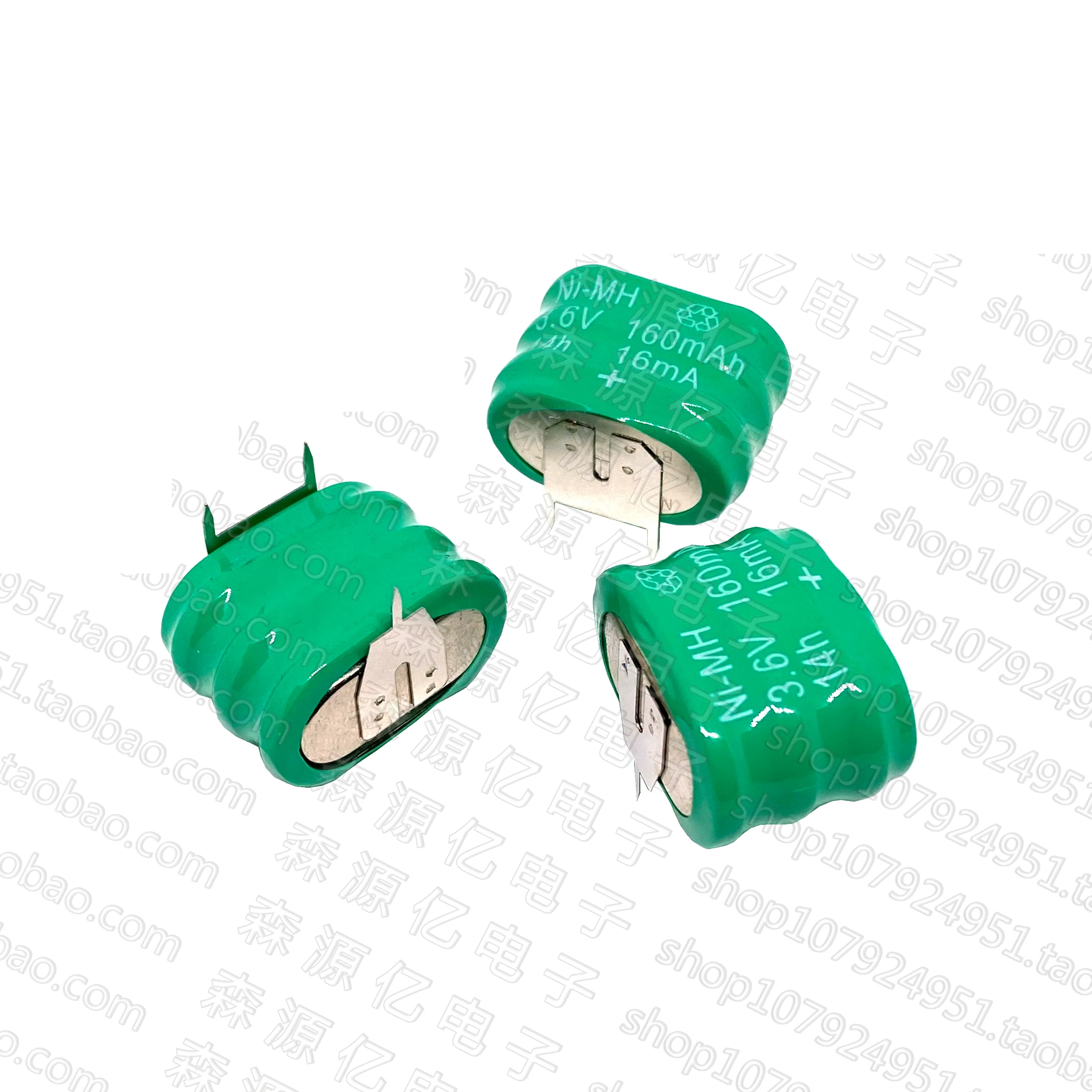 3.6V160mah NI-MH rechargeable NiMH battery Replace VARTA 3/V150H 3-pin 3.6V 150mAh battery