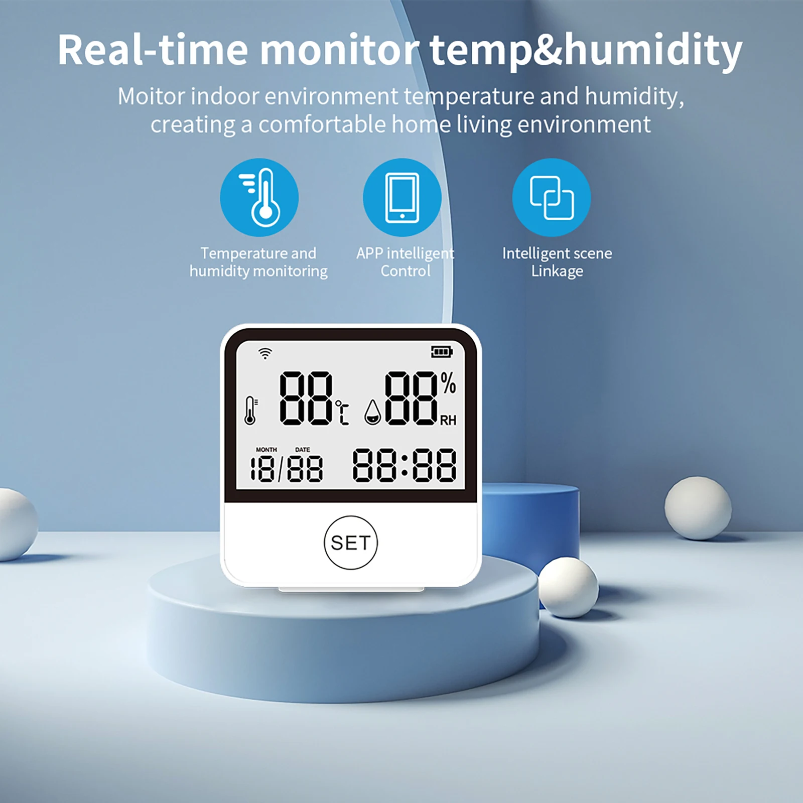 Tuya WiFi Temperature Humidity - Home Office Of Amazon review and price