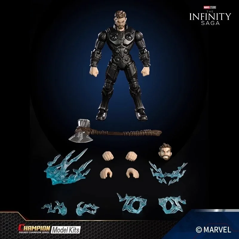 雷神組立玩具オリジナルアベンジャーズ 13.4 センチメートルアクションフィギュアトールモデル置物組み立ておもちゃ大人のコレクタブルおもちゃ