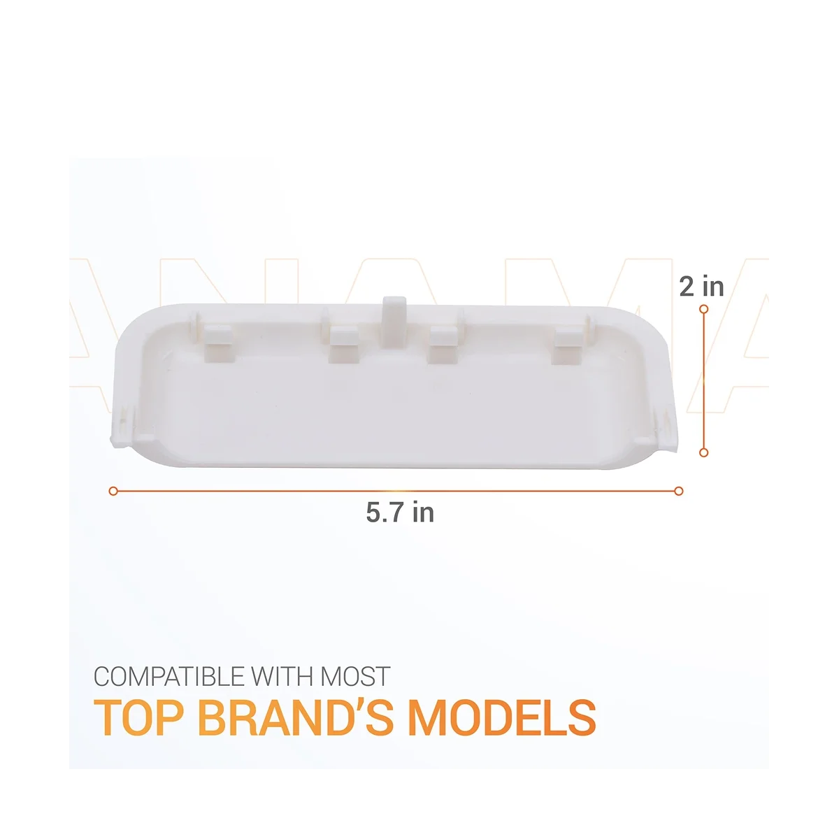 4 pezzi adatto per W10861225 W10714516 sostituzione maniglia porta asciugatrice ap599398 PS11731583