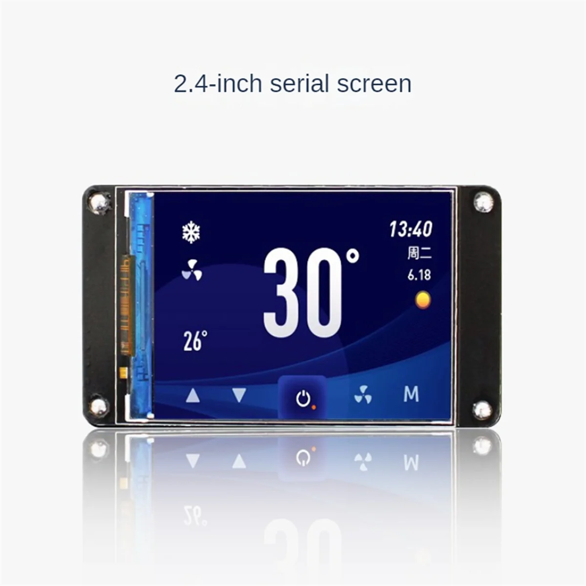 Efficient 2.4 Inch Serial Screen Support WIFI Bluetooth IPS Screen Based