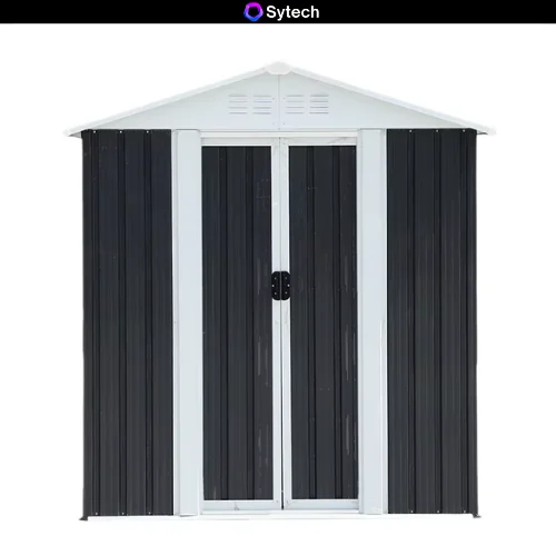 Portable Movable Modular Outdoor Storage Shed for Garden Tools Storage Easily Assembled Modern Design