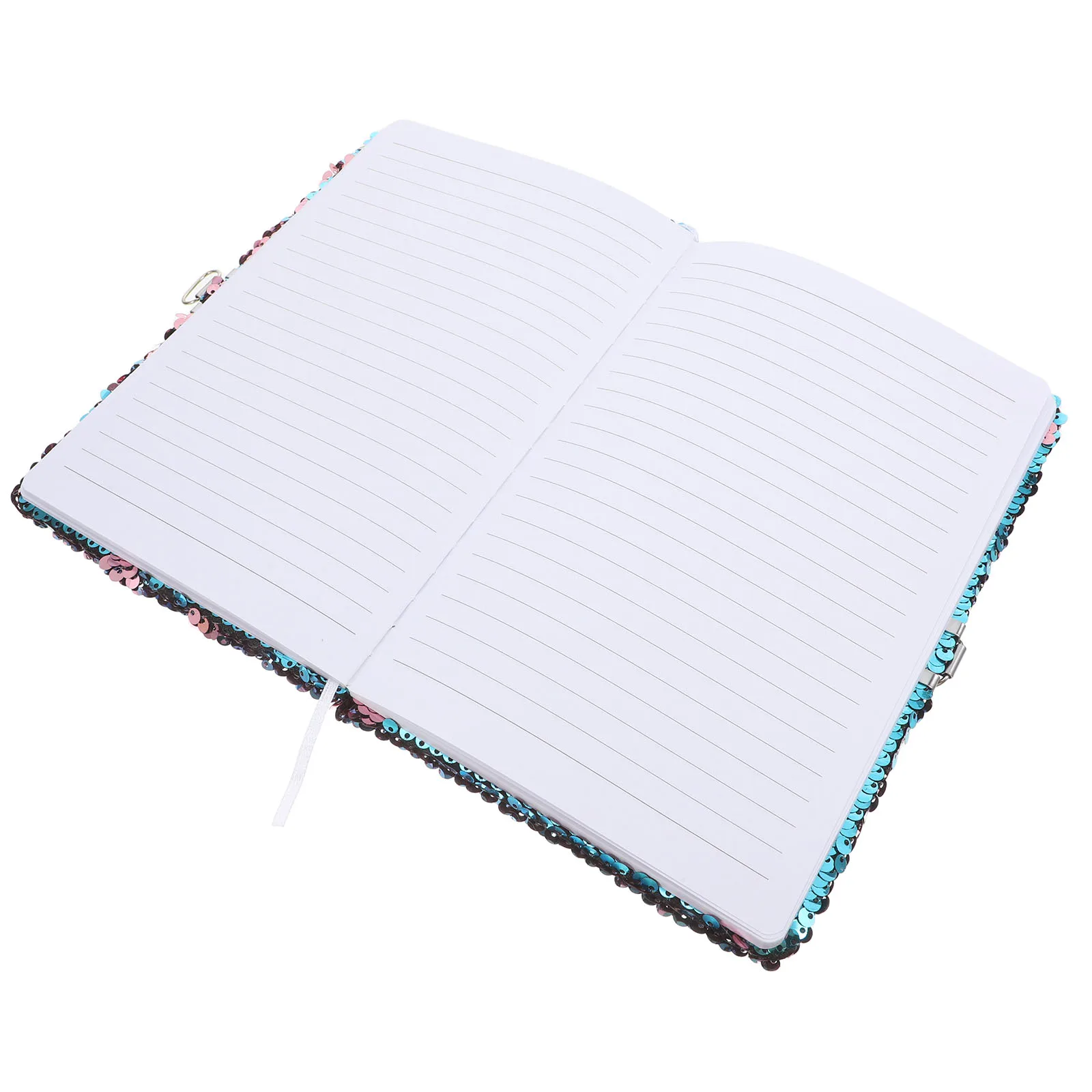 Flip Sequin Notebook Diary Combination Lock Cute Spiral Notebooks Girls Journal Privacy Protection Wear Resistant Fade Proof