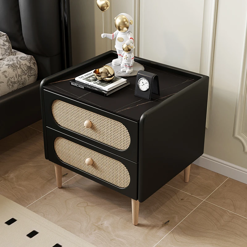 Vintage Design Nightstand Modern Luxury Premium Organizer Nightstand Drawers Storage Cajones De Dormitorio Bedroom Furniture