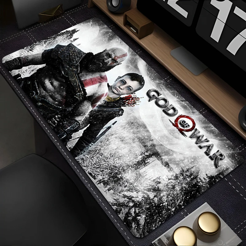 

Mouse Pad PC Accessories Keyboard Pad Office Desk Mat Anti Slip Anime Mousepad Rubber Tablet Pad God Of War Gaming Extended Pad