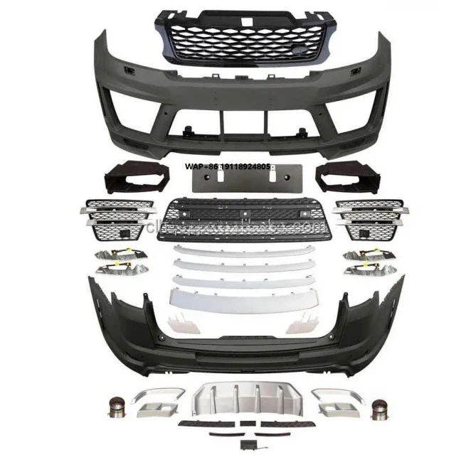 

For Range Rover Sport 2014-2017 Base Upgrade to LUMMA Version Front and Rear Bumper Daytime Running Light Completely Body Kit