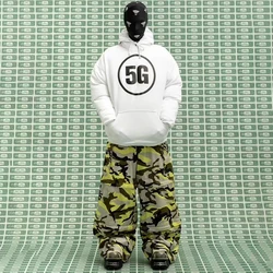 NIGO Men's Camouflage Printed Straight Leg Work Casual Pants Ngvp #nigo6734