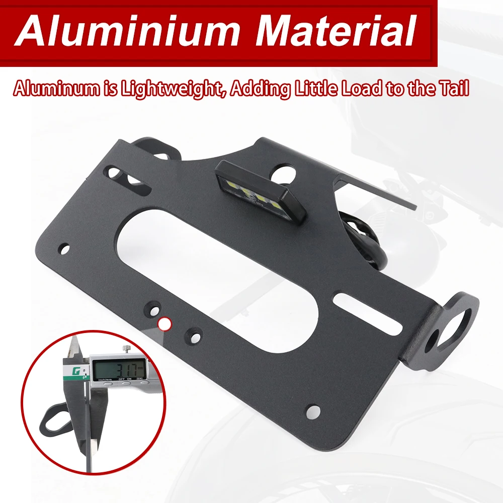 Fit For Honda CBR500R CB500F 2016-2025 CB500 Hornet 2024 2025 License Plate Holder Bracket Rear Tail Tidy Fender Eliminator kit image 2