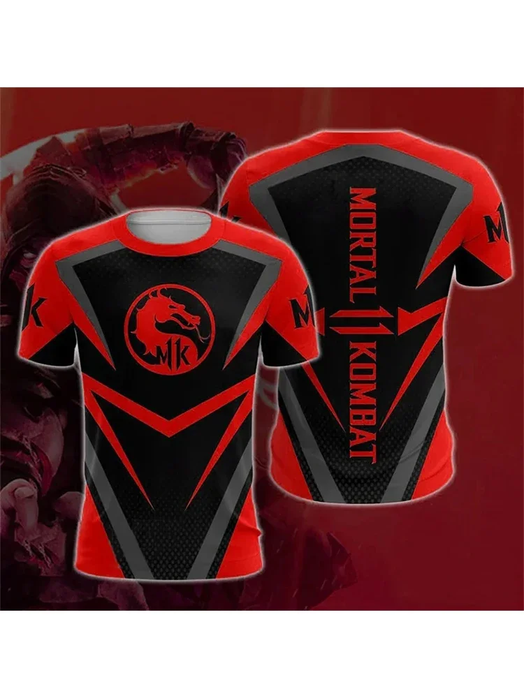 Mortal Kombat 11 T-Shirts Fighting Game Element 3D Print Tee Tops Fashion Summer Women Men O-Neck T Shirt Tops Streetwear