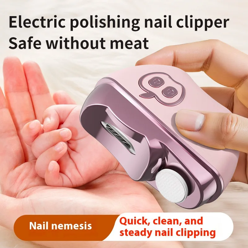 

Новые электрические ножницы для ногтей, шлифовальная машинка для ногтей, маникюрный прибор 2-в-1 для домашнего использования, устройство для маникюра, с защитой от защемления кожи
