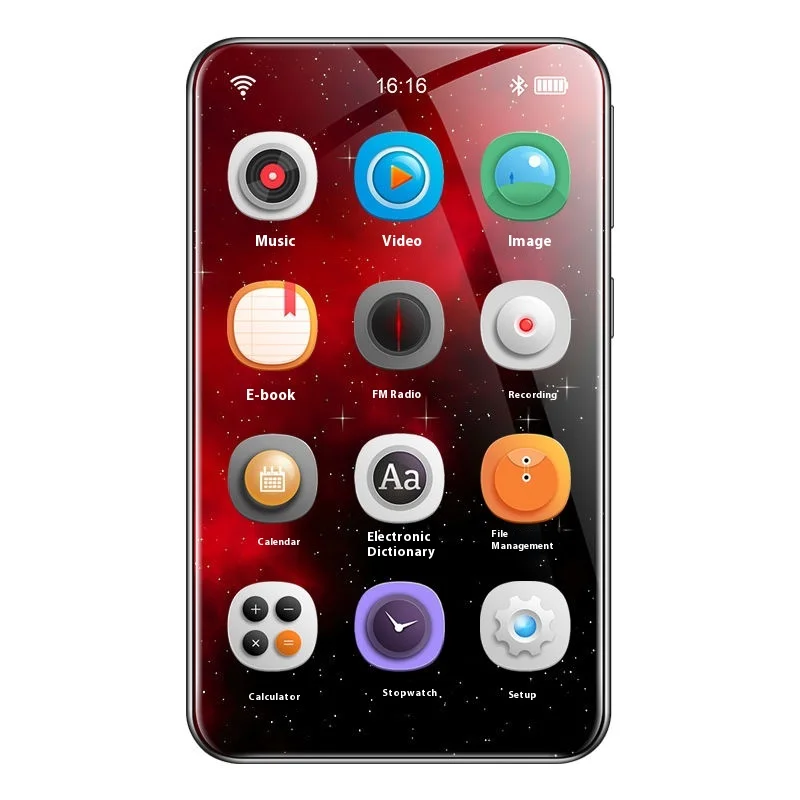 WiFi Bluetooth full touch screen MP3/MP4 music player