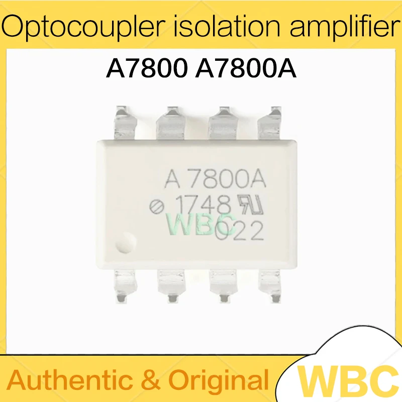 10Pcs/Lot A7800A HCPL-7800A A7800 HCPL-7800 SOP-8/DIP-8 Optocoupler Isolation Amplifier Chip