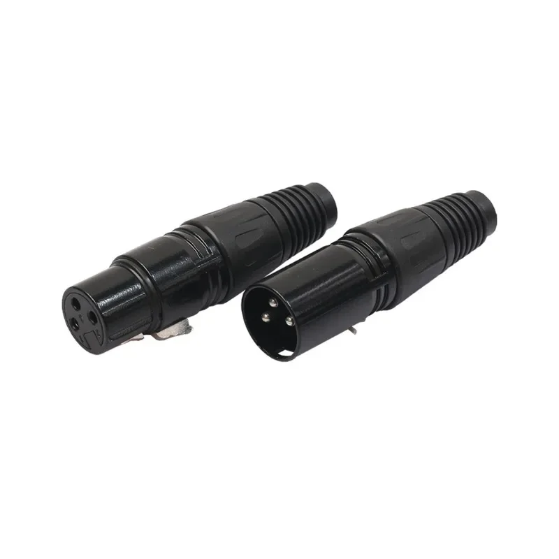 

DMX 3 Pin XLR Connectors Female Microphone Mic Cable Plug Connector Audio Socket