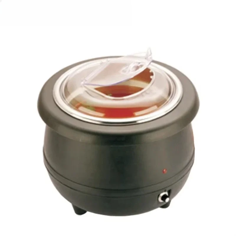 C106 10L stainless steel electric soup pot with polycarbonate lid, stainless steel electric kettle
