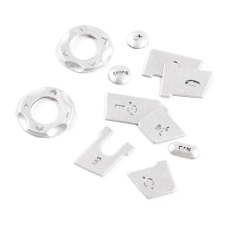 اكسسوارات السيارات عجلة القيادة زر التصحيح غطاء الكسوة لاند روفر ديسكفري 4 LR4 L319 رينج روفر سبورت L320 فريلاندر 2