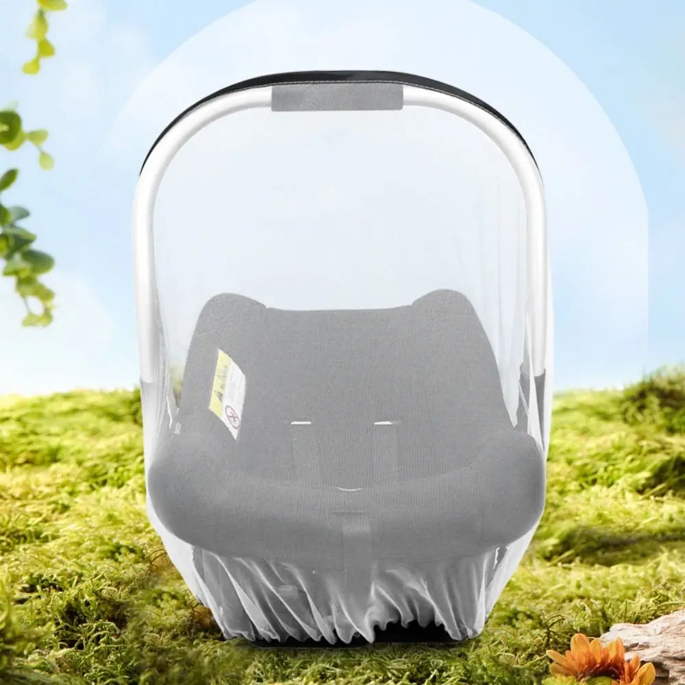 Breathable Mesh Stroller Mosquito Net Fully Covered Mosquitoproof Carrier Insect Net Universal Stroller Accessories