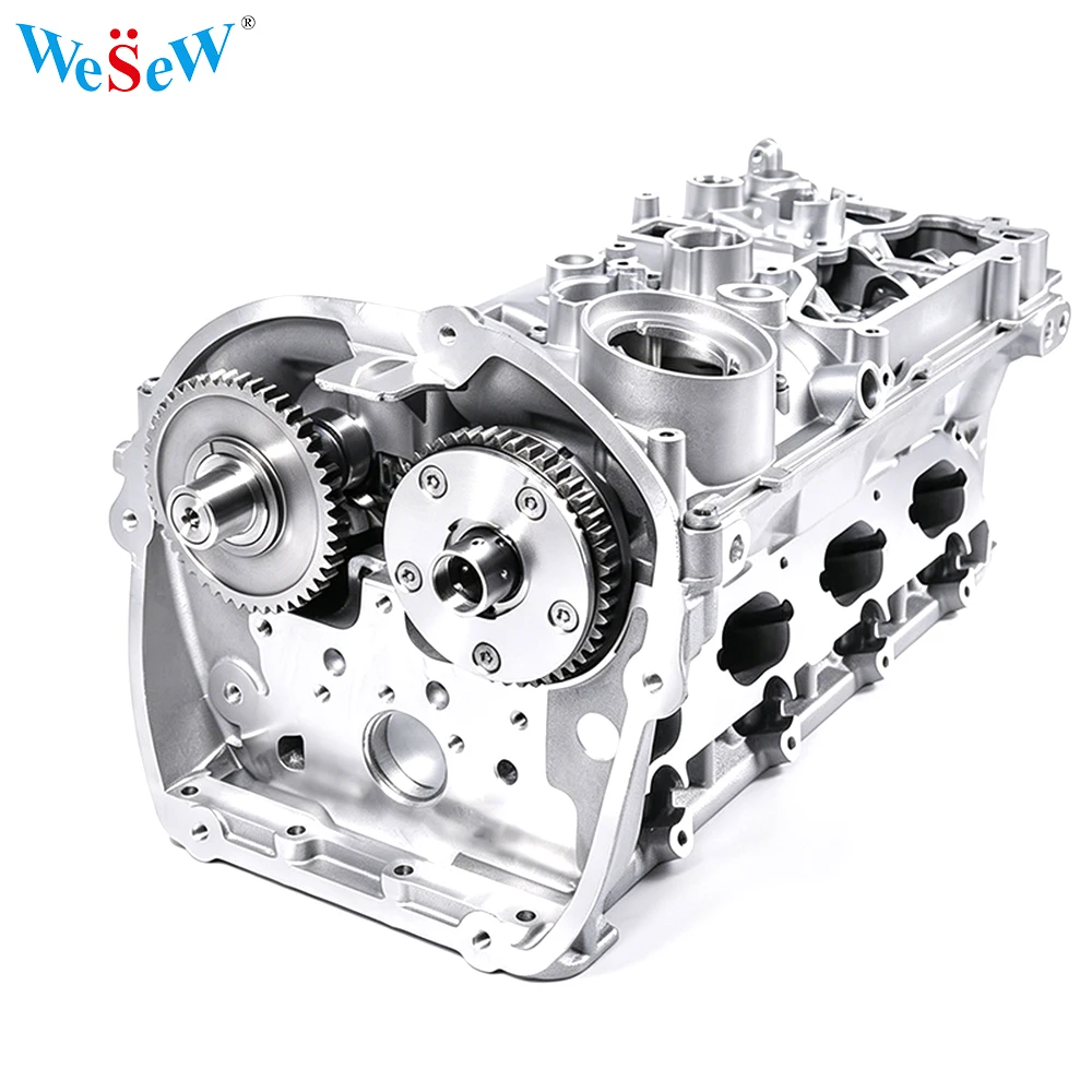 Complete Cylinder Head Assembly With Camshaft Custom CNC Machining Die Casting Auto Engine Overhaul Replacement Spare Parts