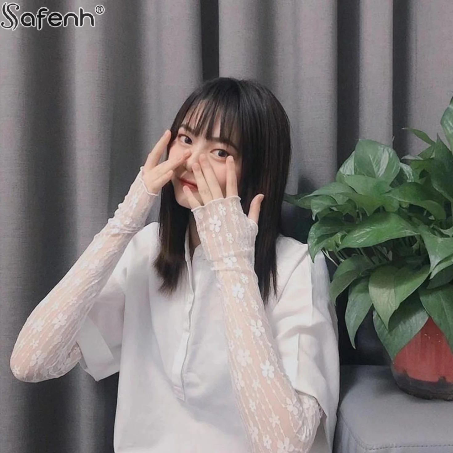 Women Lolita Jk Lace Arm Sleeves Lace Sun Protection SleevesmProtection Summer Cooling Arm Cover With UV Defense For  Cycling