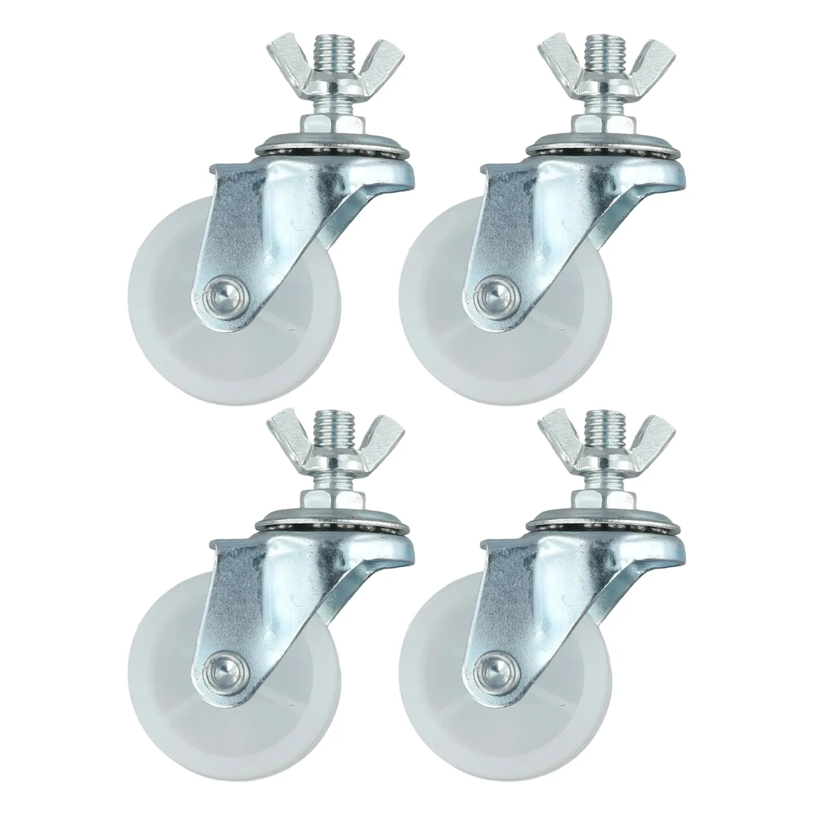360 Degree Rotating Wheels 360 Degree Wheels 360-Degree Mobility 40mm 1.5inch 1.5 Inch Wheels Sturdy PP Material Living Space