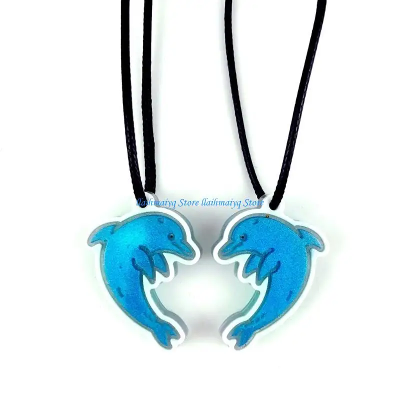 

573B Jewelry Casting Molds,Pendant Silicone Resin Mold Dolphin Epoxy Casting Mold Keychain Jewelry Making DIY Crafts Tools