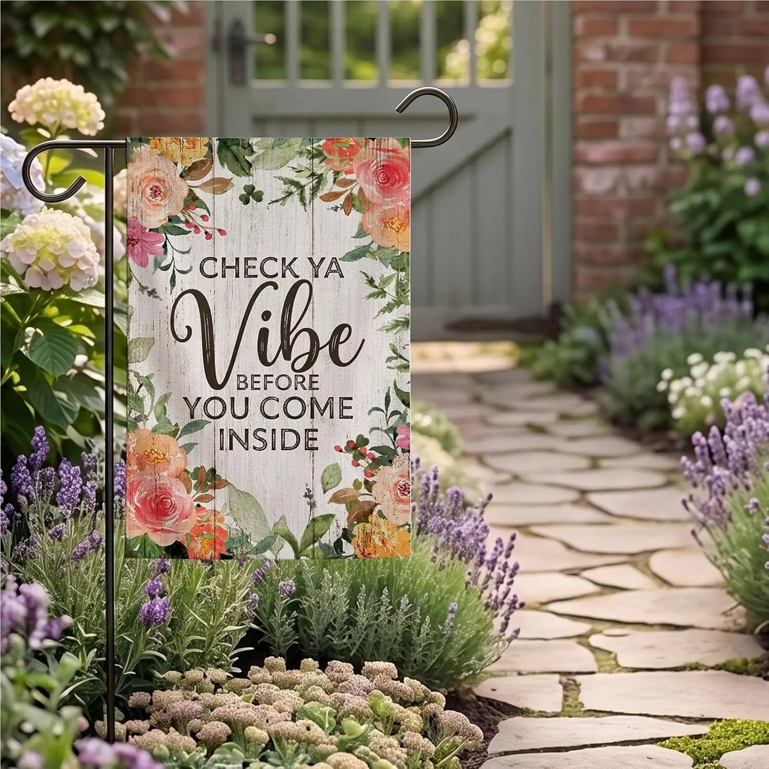 ChenPlum Funny Garden Flag 12x18 Double Sided - 