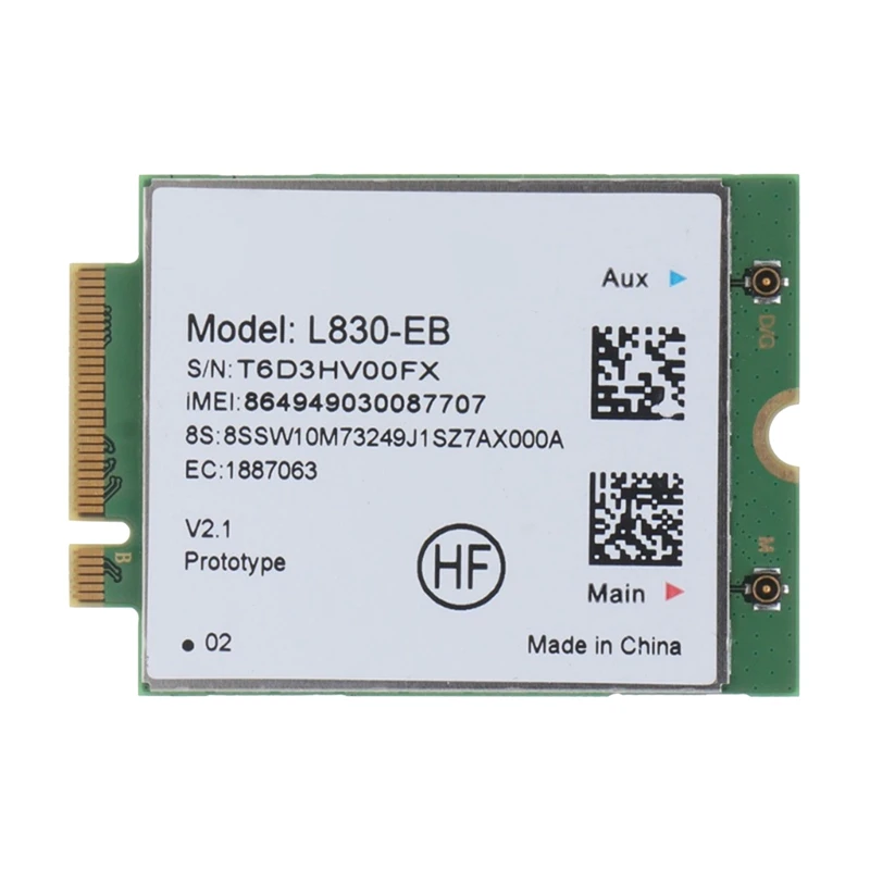 

NEW-L830-EB 4G Wi-Fi Card Module For Thinkpad X280 T480 T580 P52S L480 L580 T490 T590 P53S T490S X390 L490 L590 FRU 01AX761