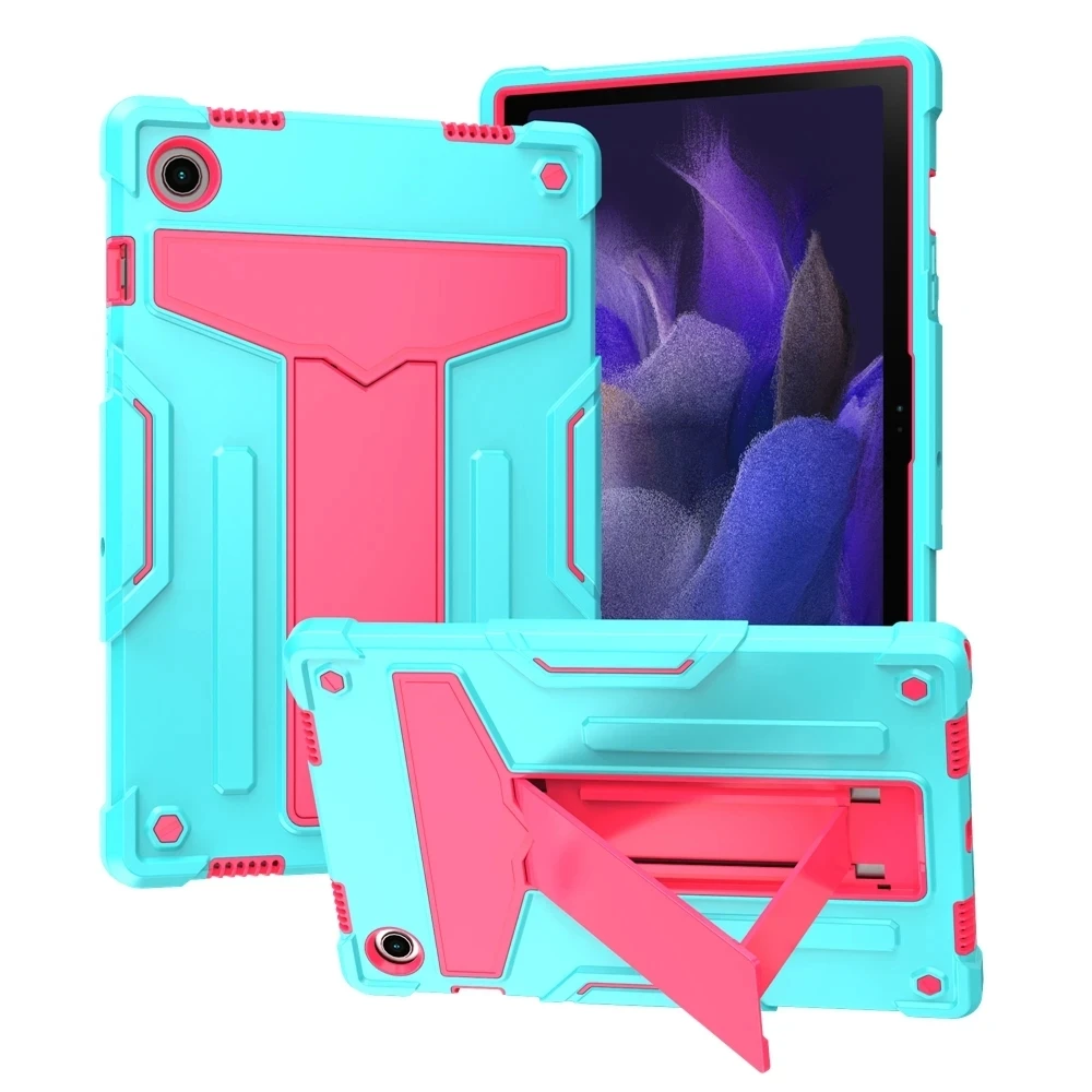 For Samsung Galaxy Tab A8 10.5 Inch Case Shockproof Stand Cover for Galaxy Tab SM-X200 SM-X205 T Shape Case Coque Funda